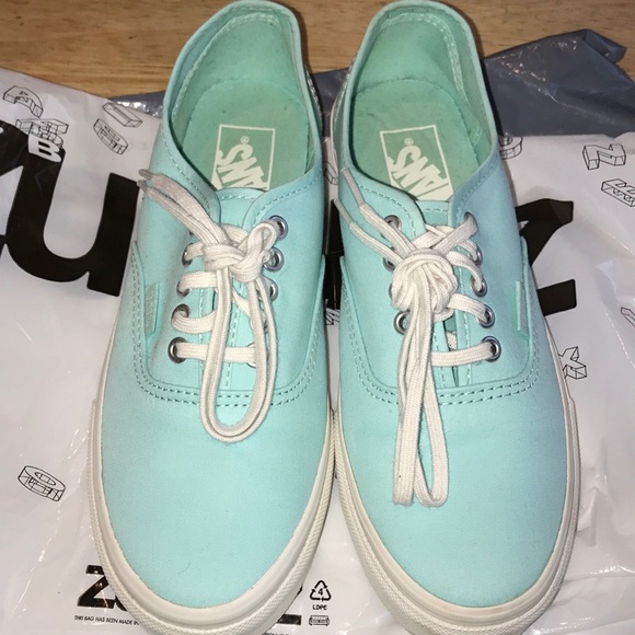 Surf Blue Factory Authentic Original Vans - Picture 2 of 4